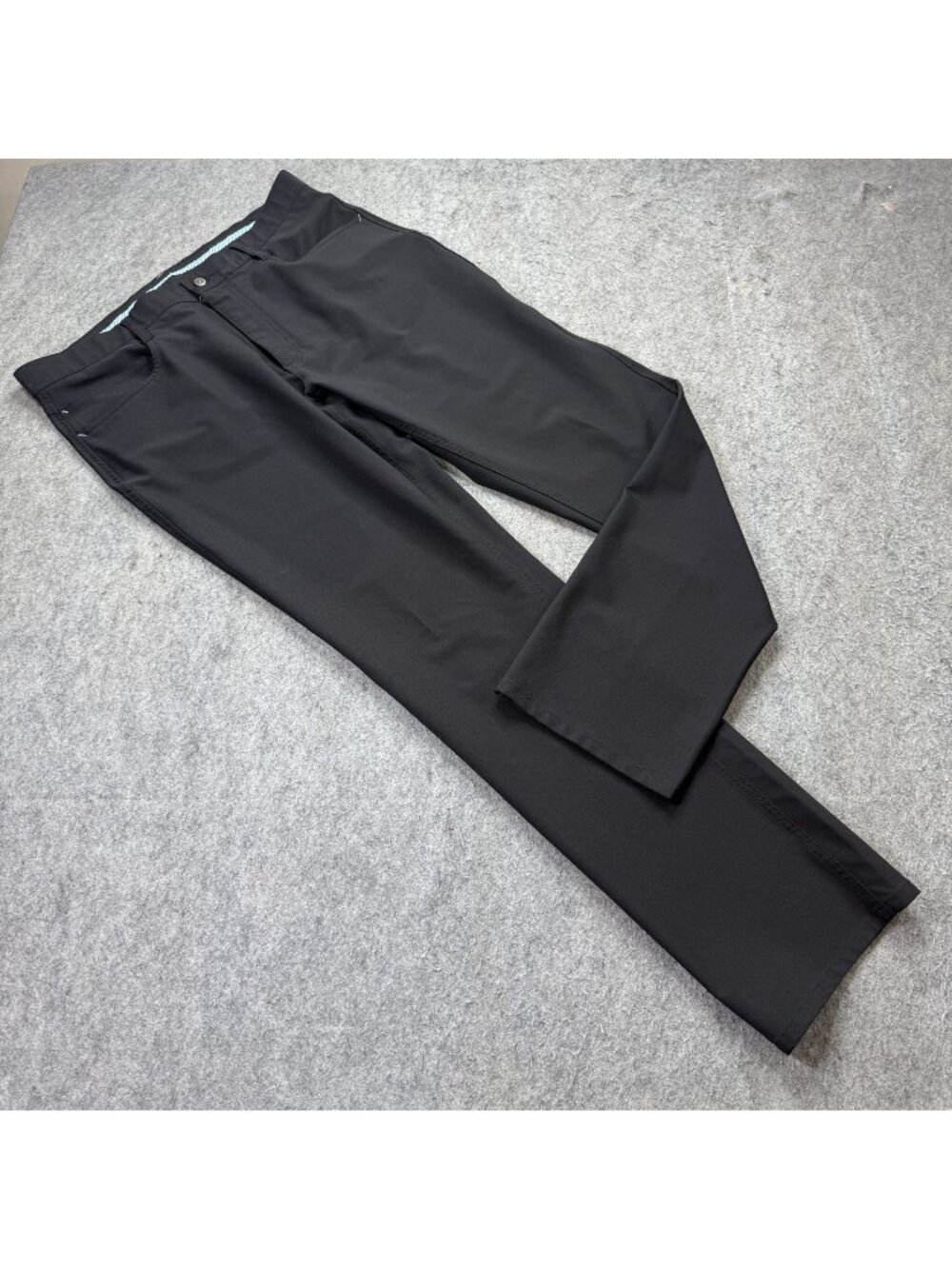 FootJoy 5-Pocket Golf Pants Men 34 x 34 Black Athletic Fit Stretch Performance